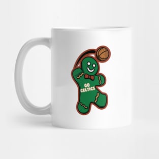 Boston Celtics Gingerbread Man Mug